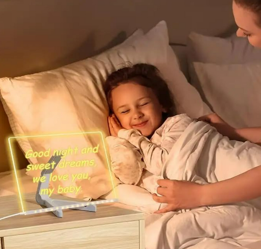 3D LED Light Glass Acrylic Writing pad