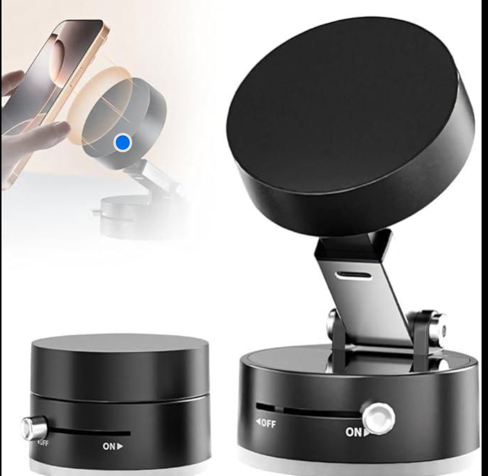 Vacuum Magnetic Suction Phone Holder