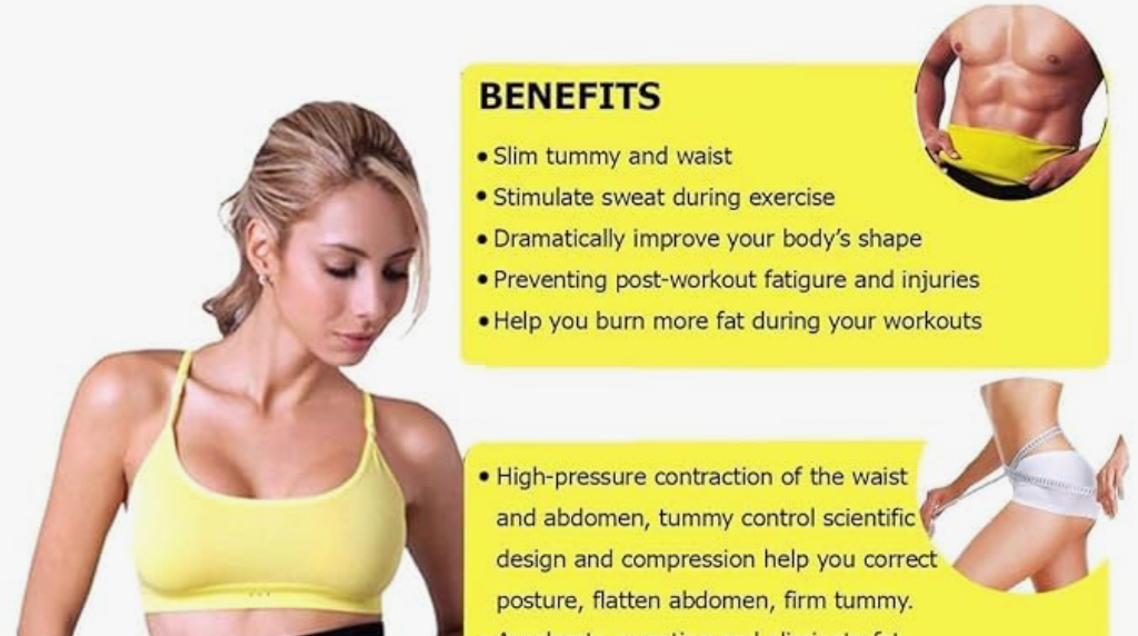 Sweat Belt - Hot Body Shaper Belly Fat Burner For Men & Women