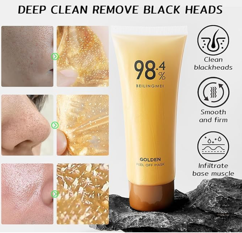 Gold Peel off Mask (Pack of 2)