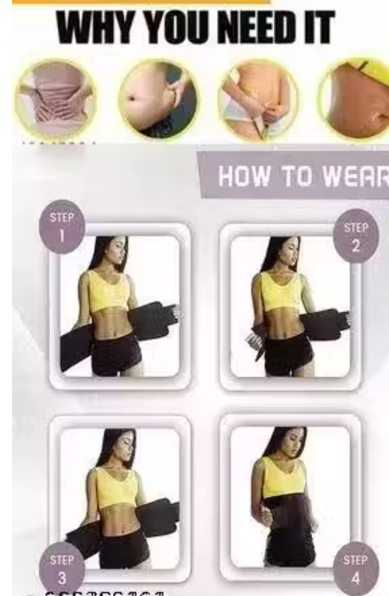 Adjustable Waist Trimmer Belt